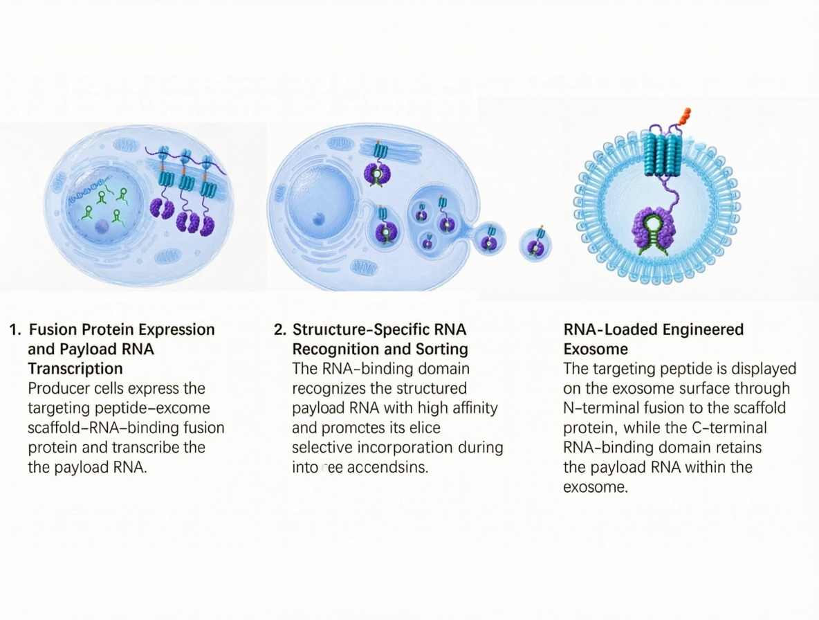 Engineered exosome targeting CNS